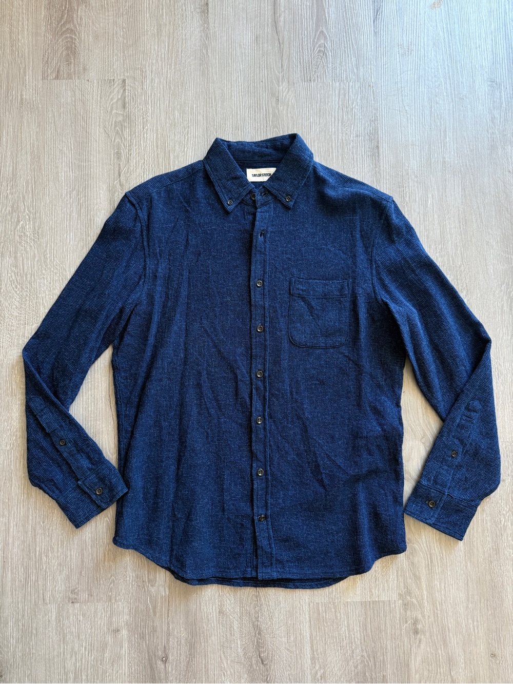 Taylor Stitch The Jack Dark Blue Button-Down Shirt